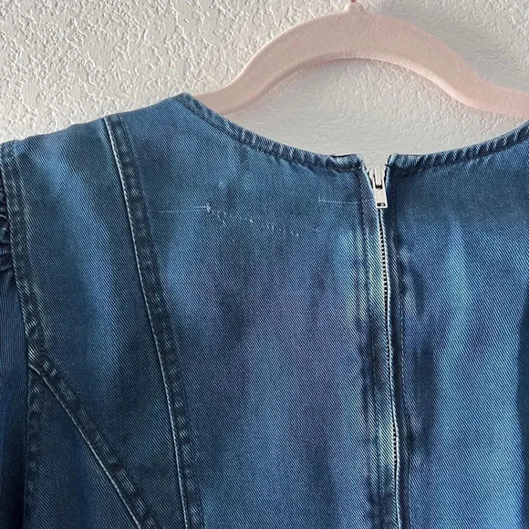 Amur Women's Blue Denim Emery Knee Length Dress size 2 - Picture 13 of 13